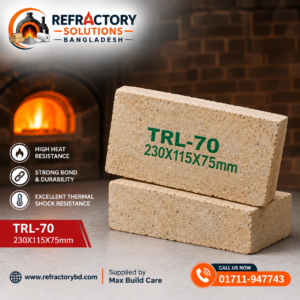 TRL-70 Refractory Brick – Standard Size 230×115×75 mm